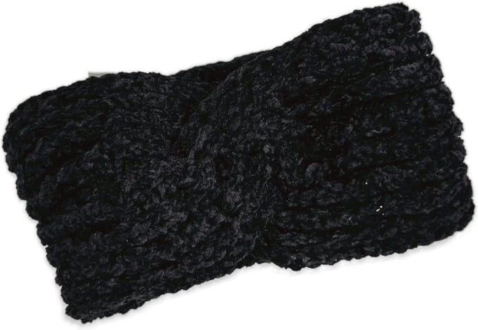 Hoofdband Dames Winter - Stijlvolle Oorwamer - Zwart - 3BMT®