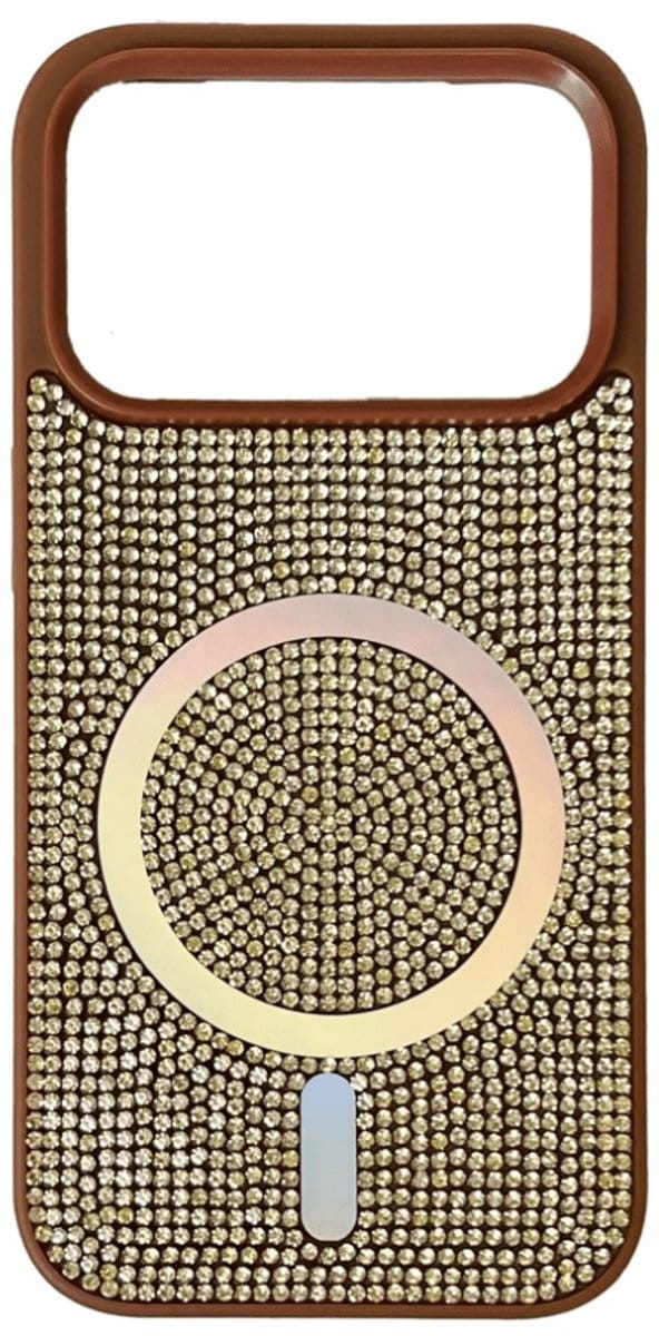 Cityhoesje â“ Backcover â“ Bling Magnetic - Magsafe â“ iPhone 17 Pro Max - Goud