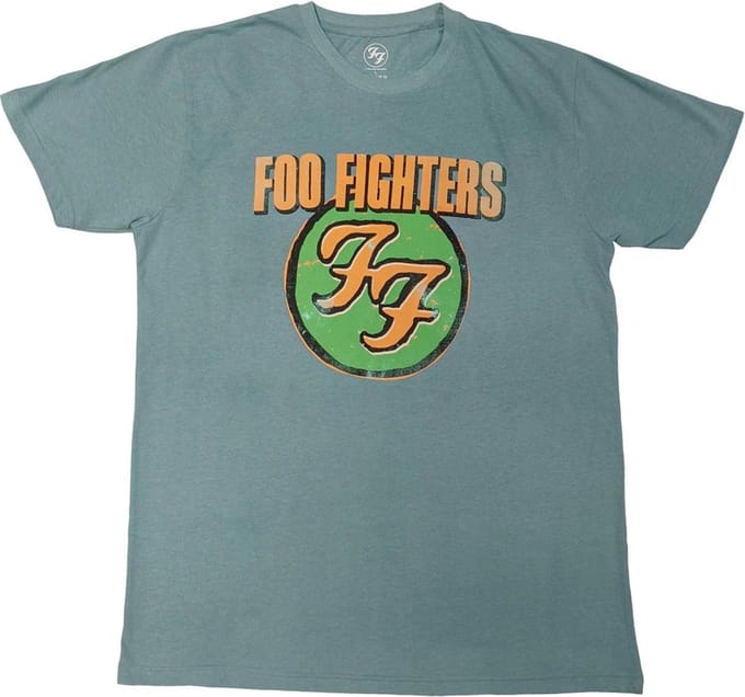 Foo Fighters - Graff Heren T-shirt - L - Blauw