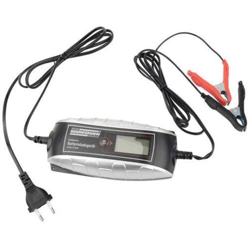 Brüder Mannesmann Acculader 6/12 V met LCD-scherm