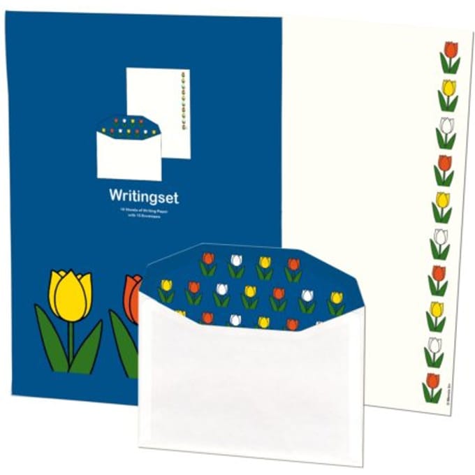 Briefpapier met enveloppen: Tulpen, Dick Bruna