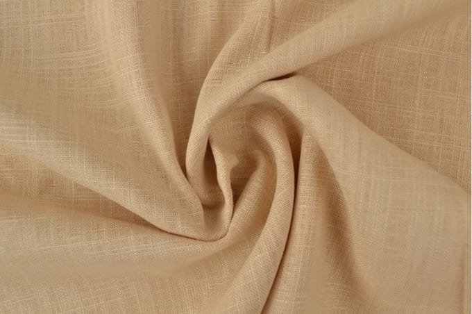 Linnen viscose stof - Champagne - 1 meter - Per meter - 150cm breed