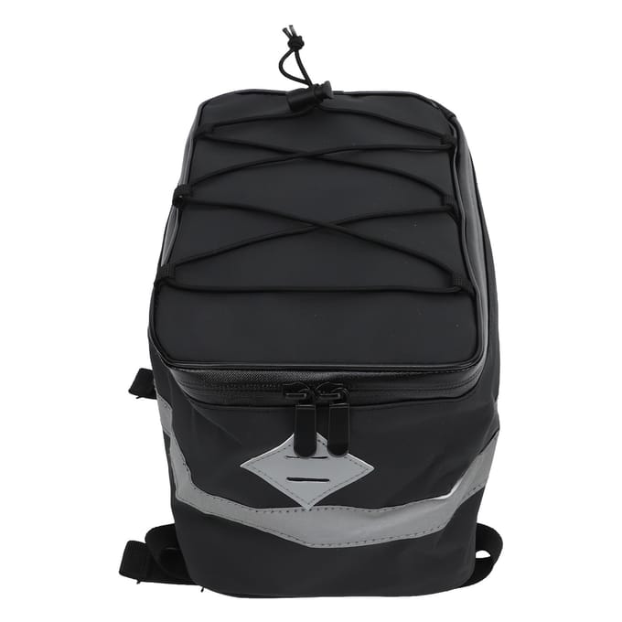 Fiets Achterdrager Tas Waterdicht Reflecterend Grote Capaciteit Fiets Achterdrager Drager met Regenhoes black