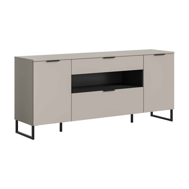 Noida dressoir kasjmier NB zwart NB - 41x185x80cm