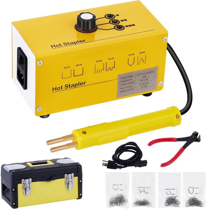 VEVOR Hot Staple Kit Plastic Repair Thermo Hand Tool Handy Generation Populair