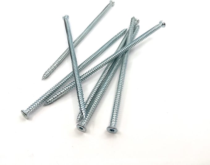 UFAST kozijnschroef Ø 7.5 x 202 mm - Platte kop - Torx - Voldraad - Verzinkt - 25 stuks