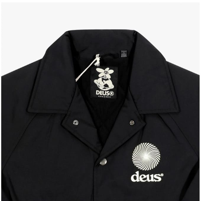 DeuS Ex Machina Strata Coach Veste Homme Dmf246763 Blk DMF246763 BLK (S) black