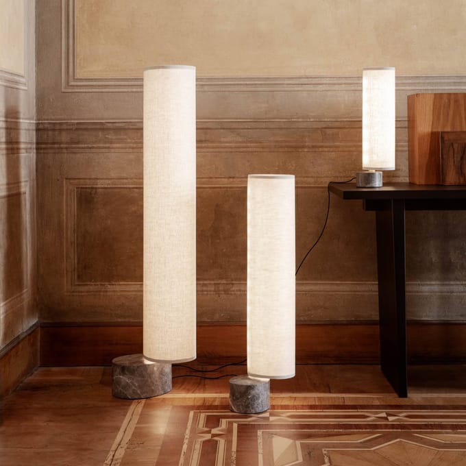 Gubi Unbound LED vloerlamp 80 cm Canvas