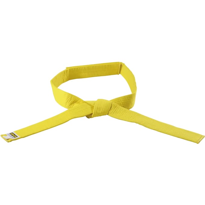 Gele klittenband riem budō kind Kwon