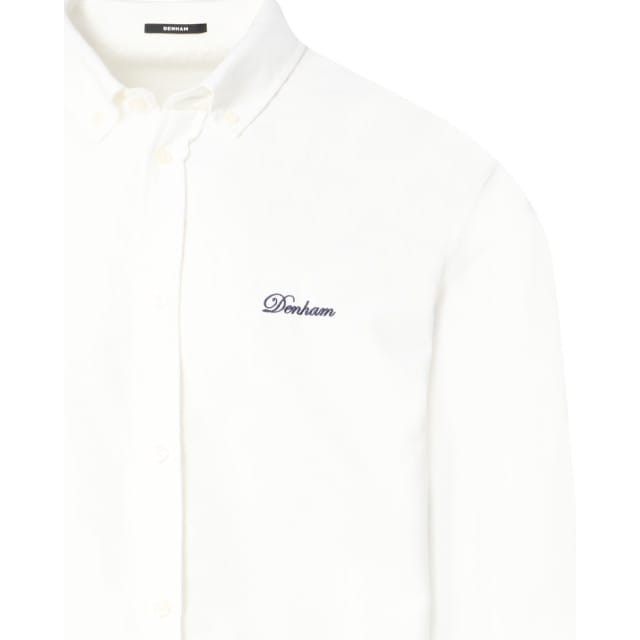 Denham Stefan casual overhemd met lange mouwen