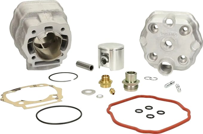 Cilinder Airsal / Eurokit 80cc Vertex zuiger Derbi & Gilera Schakel (Vanaf 2006)