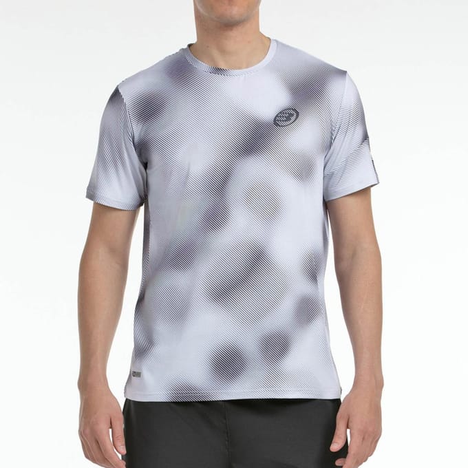 Bullpadel Manaus T-shirt Heren-Wit,Grijs