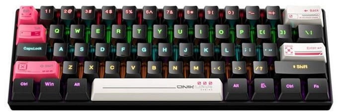 ONIKUMA Mechanical Keyboard G55 - Gaming toetsenbord - Zwart