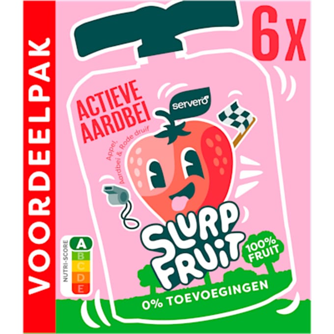 Slurpfruit Actieve Aardbei