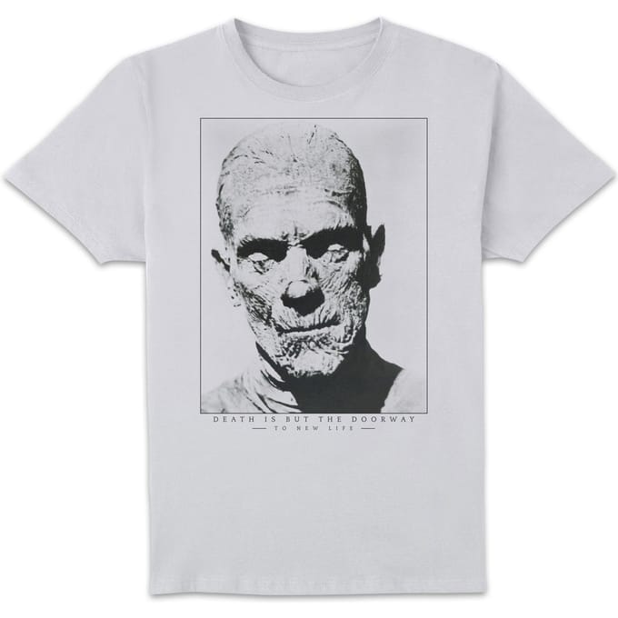 Universal Monsters The Mummy Portrait T-shirt - Wit - M