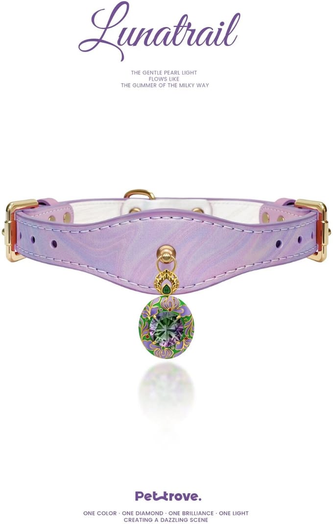Hondenhalsband Pettrove Laserleer Iriserend Emaille
