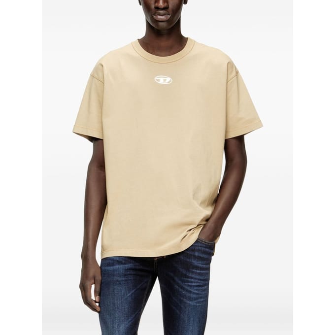 Diesel t shirt t-norm-iod man beige