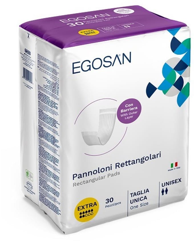 Egosan Pad Rectangular - Niet doorlaatbaar - 1 pak van 30 stuks