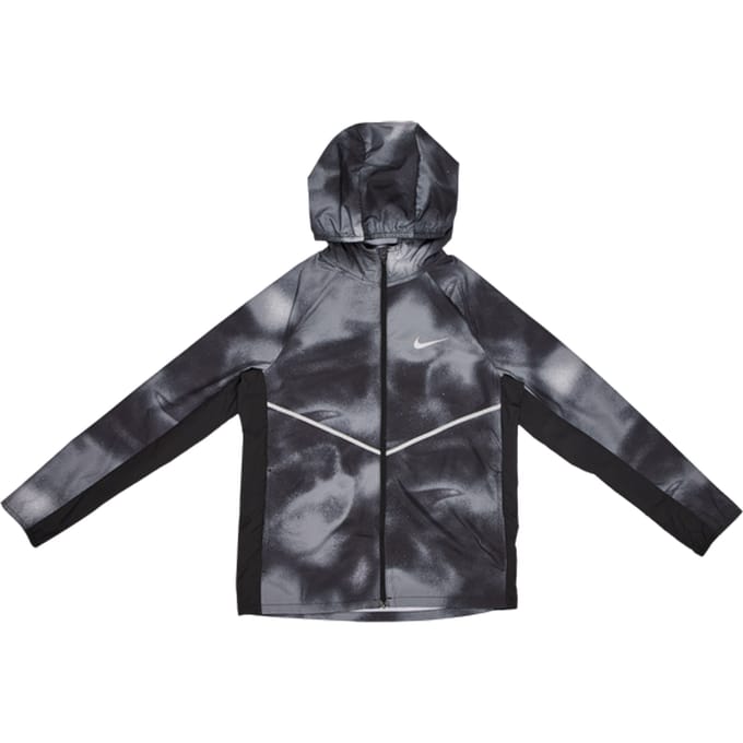 Nike Repel jack met UV-bescherming voor kids Miler - Zwart - Kind, Zwart 8-10Y