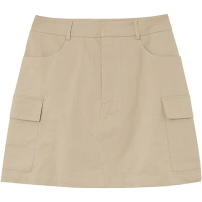 Beige korte cargo rok Mariah - Grace & Mila