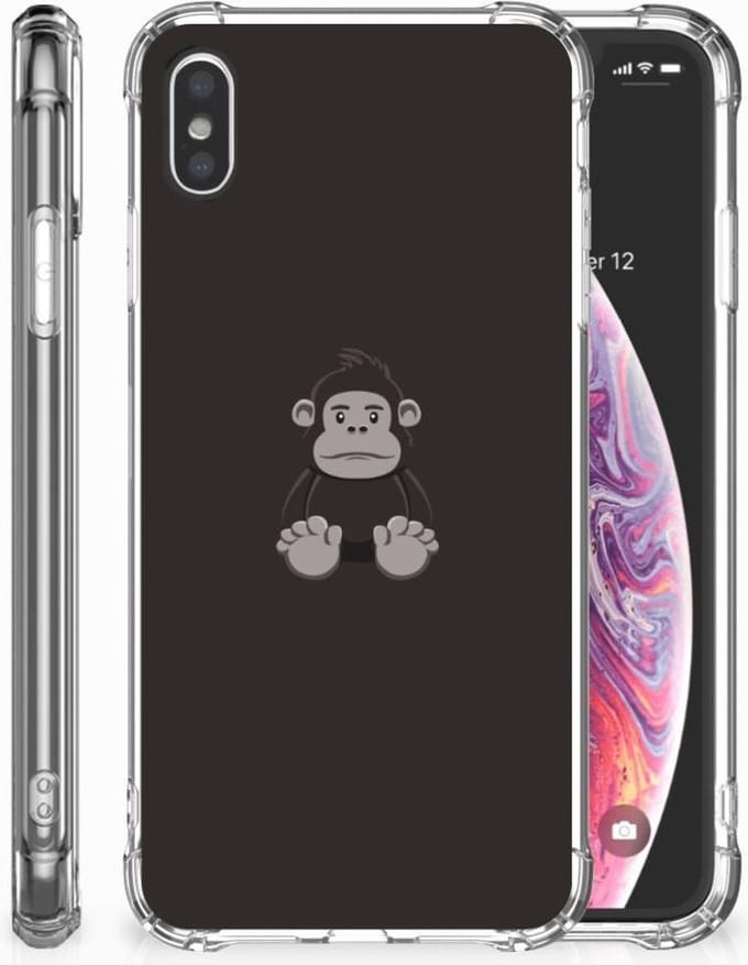 Apple iPhone Xs Max Stevig Bumper Hoesje Gorilla