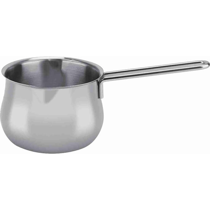 Pot à lait en acier inoxydable, pot à beurre, pot à chocolat, pot à fromage gray