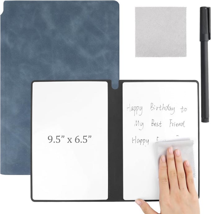 A5 Mini Whiteboard Droog Afwasbaar Memobord met Pen en Doek