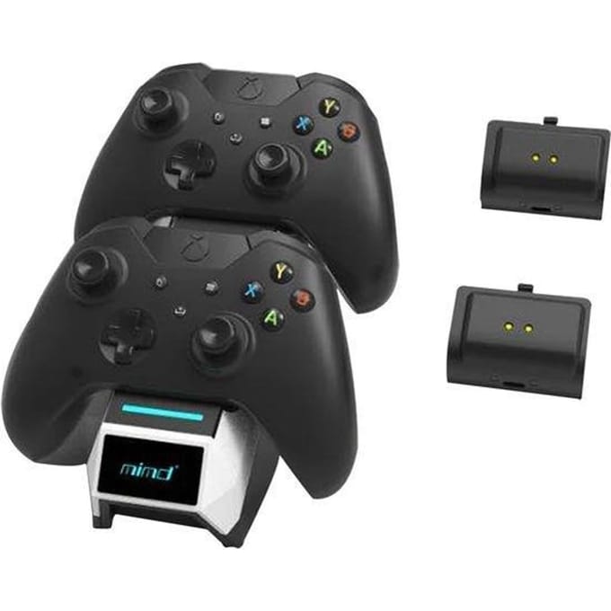 Xbox series X of voor X-one controller oplaadstation ofwel oplader incl. controller accu - XBox dual