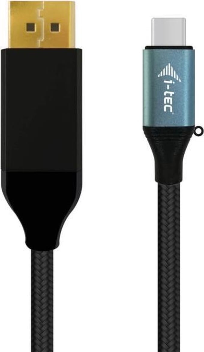 USB C to DisplayPort Adapter i-Tec C31CBLDP60HZ2M 4K Ultra HD Black