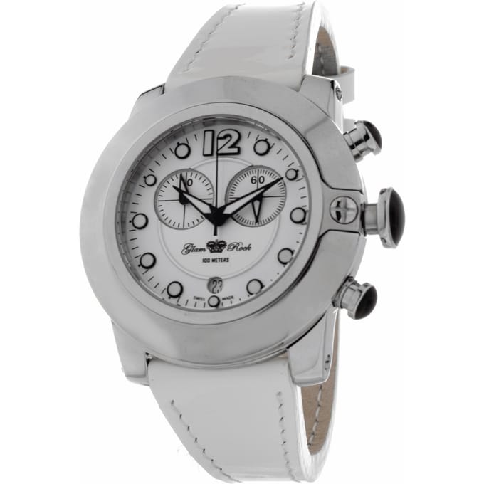 Horloge GLAM ROCK GR32153. Kwarts, Kleur wit. Vrouw. gray