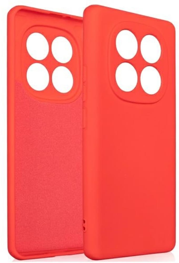 Beline Silicone Serie - Siliconen Hoesje - Xiaomi Redmi Note 14 Pro - Rood