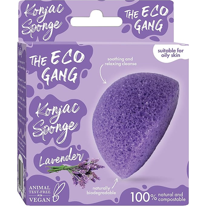 The Eco Gang Konjac Spons - Lavendel