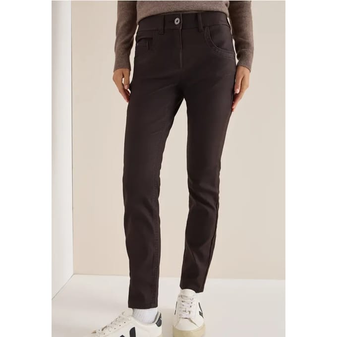 Broek in lederlook