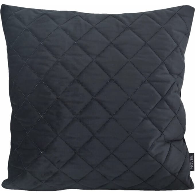 French Velvet Zwart Kussenhoes | Fluweel / Polyester | 45 x 45 cm