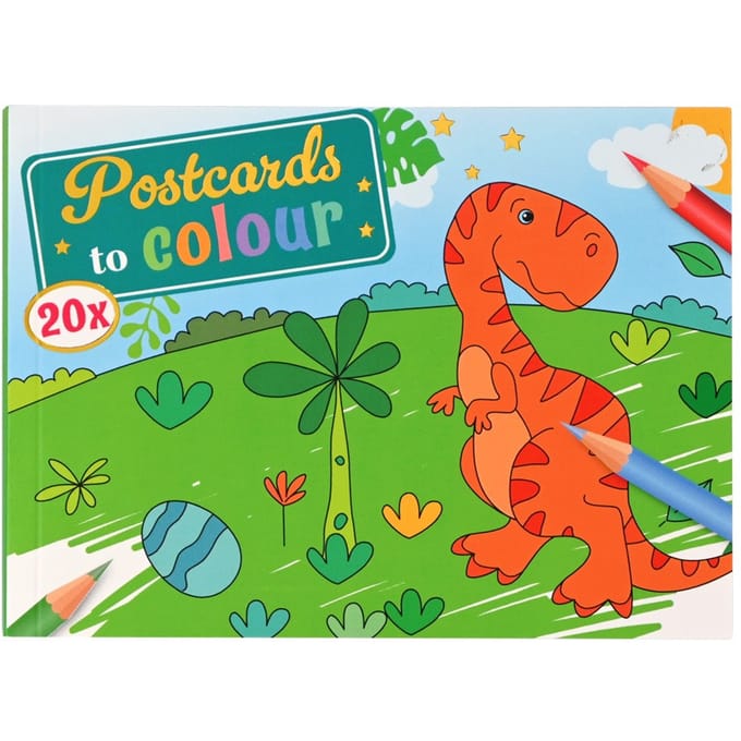 Wins Holland - Postcards Coloring Dinosaur