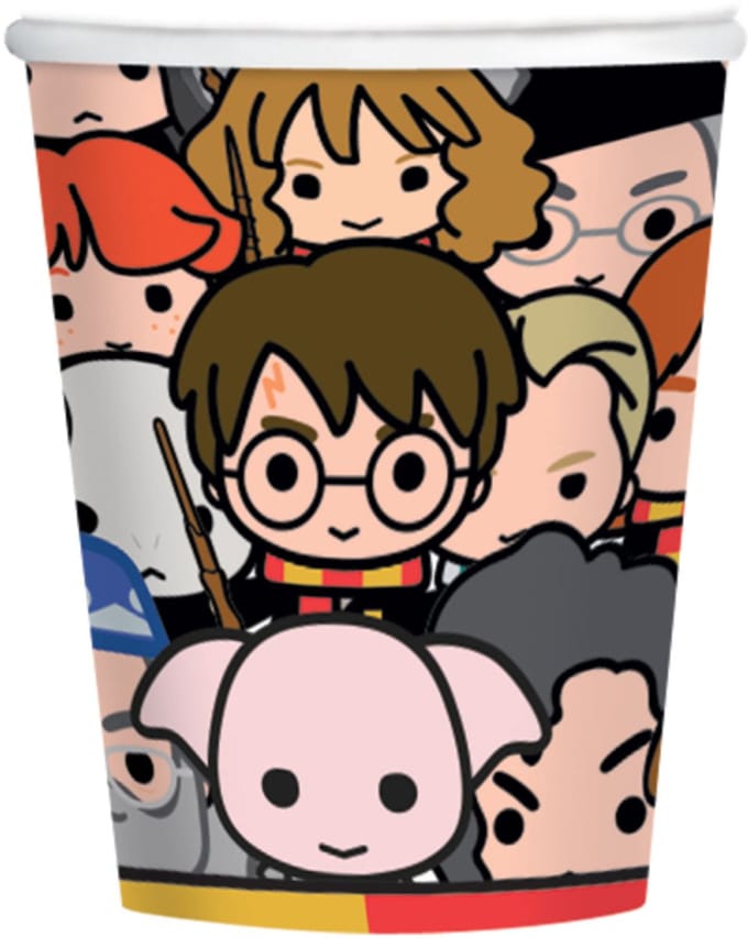 Amscan - Harry Potter bekers (8 stuks) - 250 ml