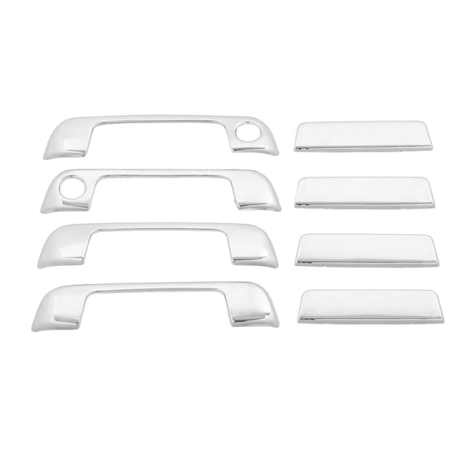 4 Sets Buitendeurklink Cover ABS Chroom Weerbestendig Vervanging voor E32 E34 E36 white