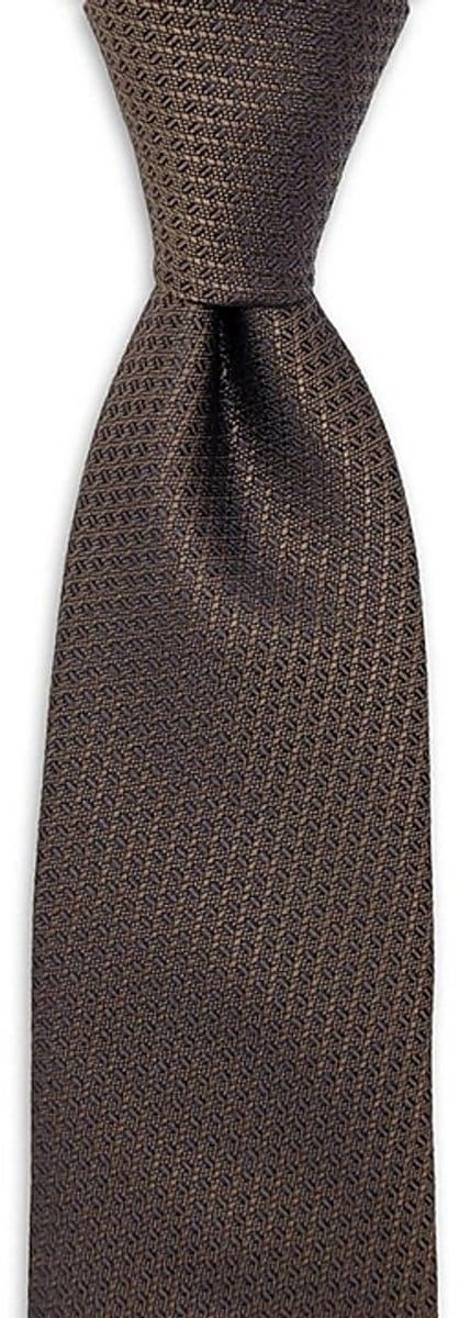 Sir Redman - Stropdassen - stropdas Majestic Mist Dark Brown - donkerbruin