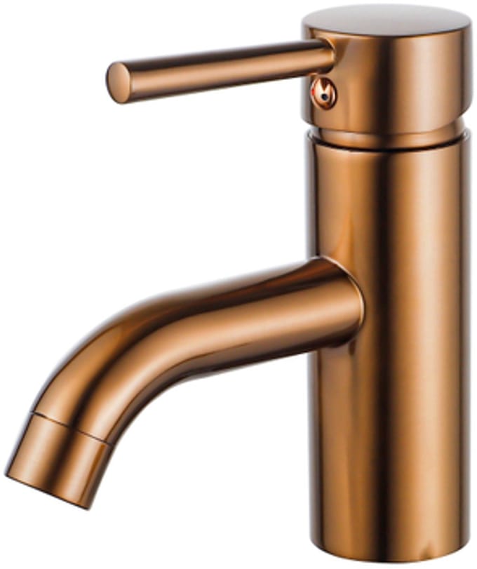FugaFlow Eccelente Acces Wastafelkraan - 14.8cm - opbouw - Geborsteld koper PVD (Koper)