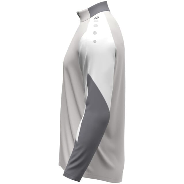 Jako Dynamic Ziptop Heren - Lichtgrijs / Wit / Grijs | Maat: XXL
