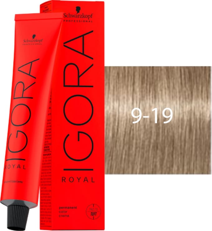 Permanente Kleur Schwarzkopf Igora Royal Nº 9.19
