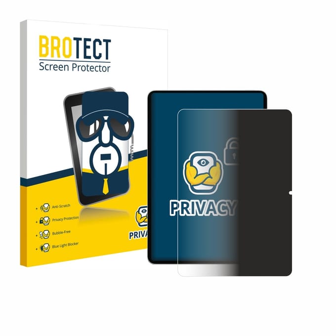 BROTECT - privacy screenprotector voor Xiaomi Pad 7 / 7 Pro - Folie Beschermfolie Blauwlichtfilter