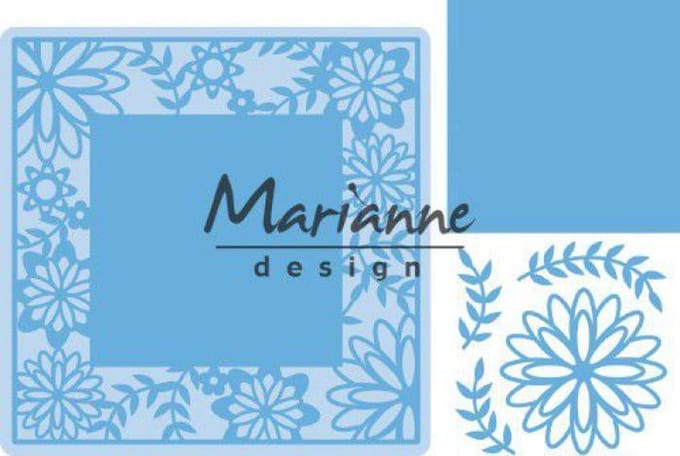 Marianne Design Creatables - LR0577 Bloemenlijst vierkant