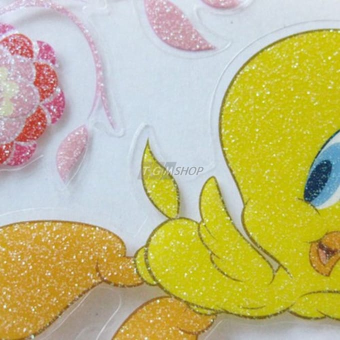 ADESIVO DECORATIVI GLITTERATI TITTI