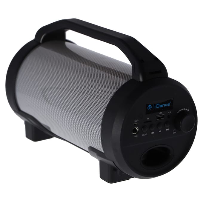 iDance CYCLONE400BK Karaoke Set - Bluetooth Party Speaker met Disco LED-Verlichting - Inclusief Microfoon