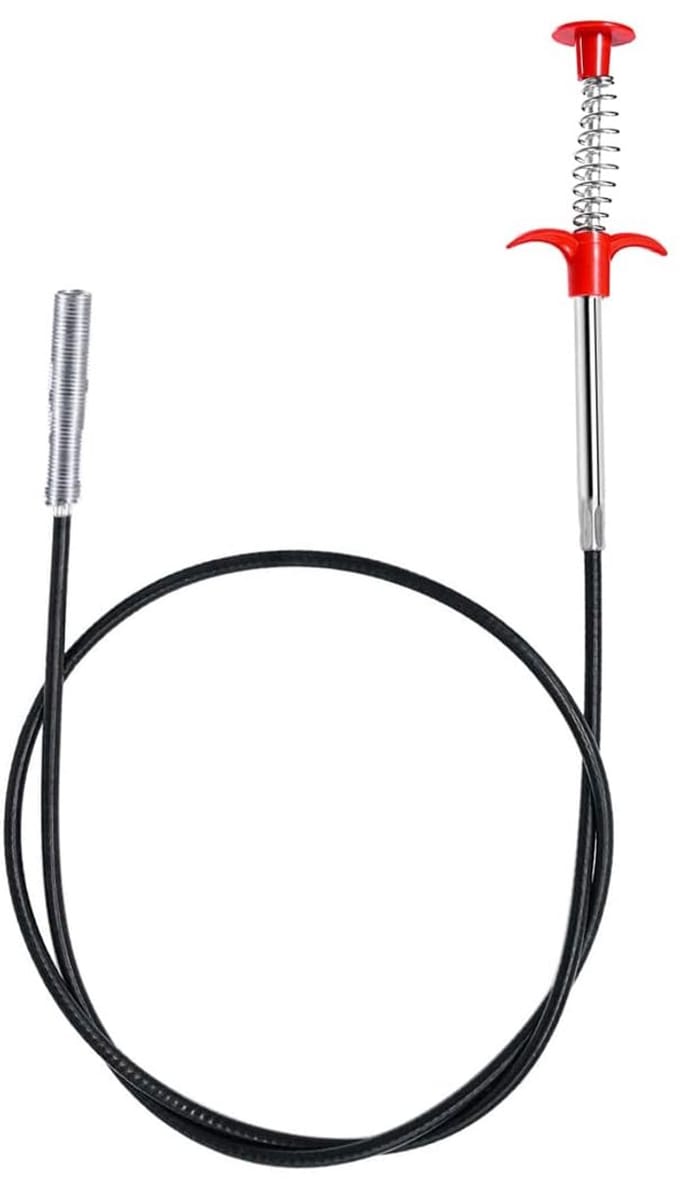 Doodadeals® Ontstoppingsveer – Rioolreinigersveer – Rioolveer – Rioolontstopper –160 cm