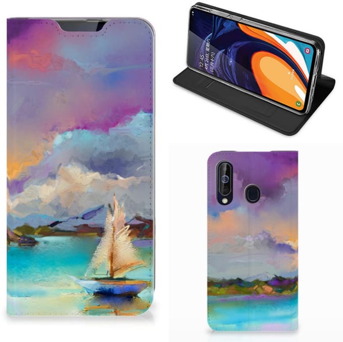 Bookcase Samsung Galaxy A60 Boat