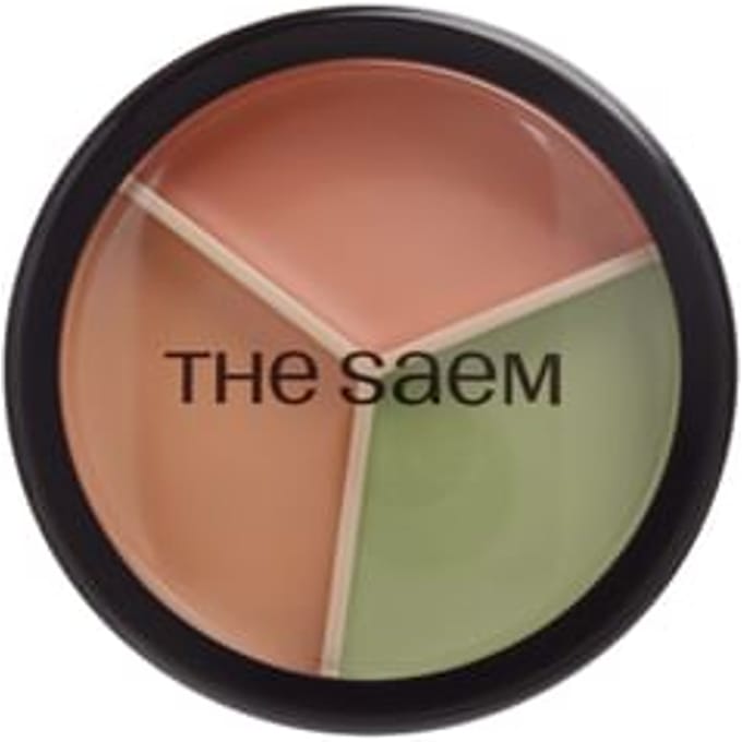 The Saem - Cover Perfection Triple Pot Concealer - 11 Types 2025 Version - #10 Tan