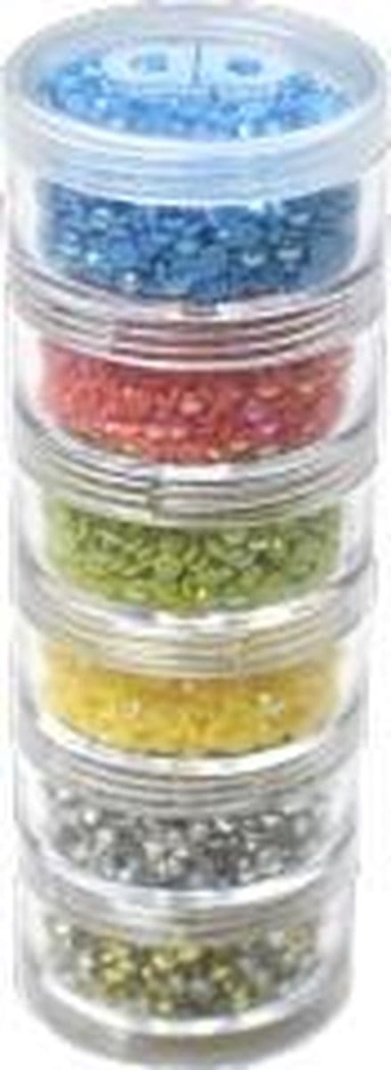 DDA.093 DOTZ® - TWIST STACK CYLINDER STORAGE 6 DOOSJES MET SCHROEFDRAAD
