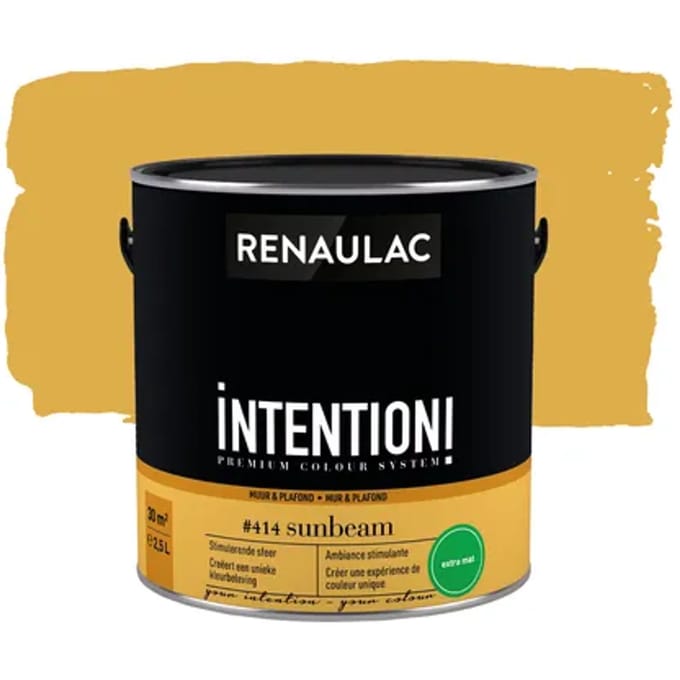 Renaulac Intention Muurverf - Extra Mat - Sunbeam - 2,5l